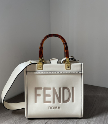 Fendi top quality new style  glass handle detachable shoulder strap  Sunshine small handbag #A22868