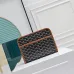 Goyard Canvas Clutch with Leather Trim #A45656