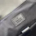 GG jumbo large backpack in grey and black GG leather #A50427