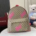 Gucci Medium backpack with print in black soft leather size:36×41×18cm #A53379