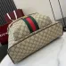Gucci Ophidia medium backpack in beige and dark brown fabric size:36×41×18cm #A53743