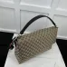 GG canvas large crossbody bag in beige and dark brown canva #A49791