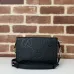 GG jumbo small bag in black jumbo GG leather #A50280