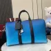 Gucci Chroma large duffle bag in gradient blue fabric #A52607