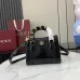 Gucci Diana small tote bag in black leather size:20×16×10cm #A53842