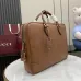Gucci GG Emblem medium briefcase in brown leather size:40×30×6cm #A53378