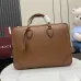 Gucci GG Emblem medium briefcase in brown leather size:40×30×6cm #A53378