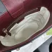 Gucci Handbag Wine Red/Black/Apricot Size:18.5x20x8.5cm #A48352
