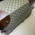Gucci - Interlocking G canvas duffel bag size:42×26×24cm #A53683