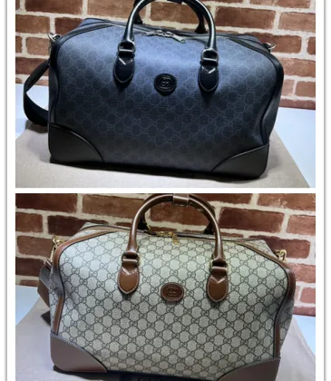 Gucci - Interlocking G canvas duffel bag size:42×26×24cm #A53683
