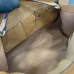 Gucci Large tote bag with hook closure in light brown leather  #A50420