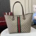 Gucci Ophidia large tote bag in beige and brown GG fabric size:31×28.5×20cm #A53380