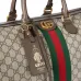 Gucci Savoy large duffle bag in black leather size:44×29×25cm #A53692