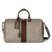 Gucci Savoy large duffle bag in black leather size:44×29×25cm #A53692