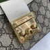 GUCCI GG Supreme Monogram Calfskin Small Padlock Chain size:27×14×6cm #A53672