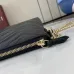 Gucci GG Marmont pochette with chain in Rosso Ancora red/black leather size:21×15×3.5cm #A53747