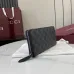 Gucci GG Emblem zip around wallet in black fabric size:19×10×2.5cm #A53536