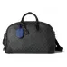 Gucci GG Emblem medium duffle bag in black fabric size:47×31×25cm #A53535