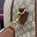 Gucci GG Emblem medium duffle bag in black fabric size:47×31×25cm #A53535