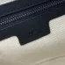 Gucci GG Emblem small crossbody bag in black fabric size:23×16×8cm #A53921