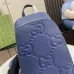 Gucci Jumbo GG crossbody bag in blue leather Original Quality #A39600