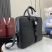 Medium briefcase with Web in black leather #A50282