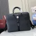 Medium briefcase with Web in black leather #A50282