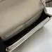 Gucci Black Textured Leather GG Marmont Mini Chain Bag size:20×12×4cm #A54063