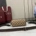 Gucci canvas mini cylinder bag in beige and brown GG canvas size:17.5×8×cm #A53541