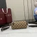 Gucci canvas mini cylinder bag in beige and brown GG canvas size:17.5×8×cm #A53541