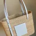 Loewe x Paula's Ibiza Small Square Raffia Basket Bag size:30×21×11cm #A54072