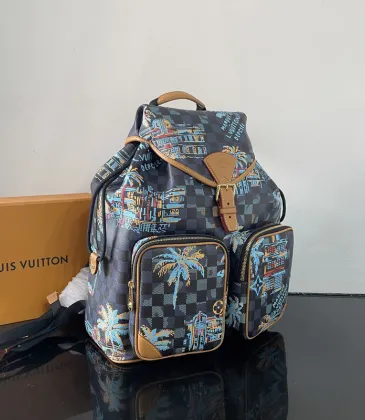  Backpack MONTSOURIS CARGO Damier Palm Trees ww size:34×40×17cm #A53369