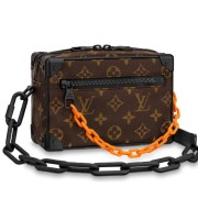 Louis Vuitton LV virgil mini soft truck shoulder bags Brown/Black #9123960