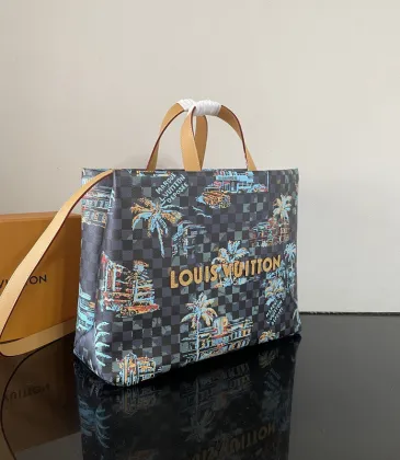 Louis Vuitton Shopper Tote MM  Luxury New  Men Bags size:40×32×6cm #A54066