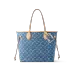 Louis Vuitton Tote Handbag Neverfull MM Monogram Denim Bags and Small Leather #A53431