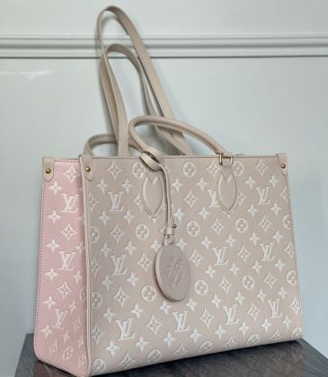 LOUIS VUITTON ON THE GO MM SPRING IN THE CITY EMPREINTE ROSE BEIGE AAA+ Top original Quality #A29346