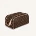 Louis Vuitton Monogram Dopp kit toilet pouch AAA Quality Brown/Black #A39787