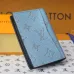 LOUIS VUITTON LV SHW Coin Card Case Chip version White/Blue #A53518