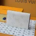 LOUIS VUITTON LV SHW Coin Card Case Chip version White/Blue #A53518
