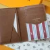 LOUIS VUITTON LV SHW Coin Card Case Chip version White/Blue #A53518