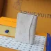 LOUIS VUITTON LV SHW Coin Card Case Chip version White/Blue #A53518