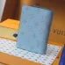 LOUIS VUITTON passport Case Chip version White/Blue #A53522