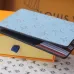 LOUIS VUITTON passport Case Chip version White/Blue #A53522