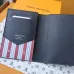 LOUIS VUITTON passport Case Chip version White/Blue #A53522
