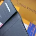LOUIS VUITTON passport Case Chip version White/Blue #A53522