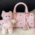 MCM Bag Boston Padlock Size:18×9×9.5cm #A47992