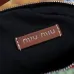 MIUMIU Logo crochet shoulder bag in multicoloured size:25.5×14×10cm #A53542
