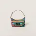 MIUMIU Logo crochet shoulder bag in multicoloured size:25.5×14×10cm #A53542