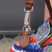 MIUMIU Logo crochet shoulder bag in multicoloured size:25.5×14×10cm #A53542