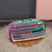 MIUMIU Logo crochet shoulder bag in multicoloured size:25.5×14×10cm #A53542
